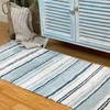 Chardin home Maui Bath Rug Runner with Skid Resistant Latex