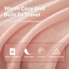 Travel Blanket, Soft 2-in-1 Airplane Blanket, 65x40 Inches, Travel Blanket