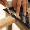 2 Pcs Rafter Square Metric, 12 inch & 7 inch