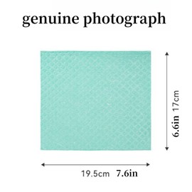 HSTWODE Pack of 10 Dishcloths, Kitchen Washcloths, Absorbent and Odourless, Reusable Alternative to Paper Towels (Purple)