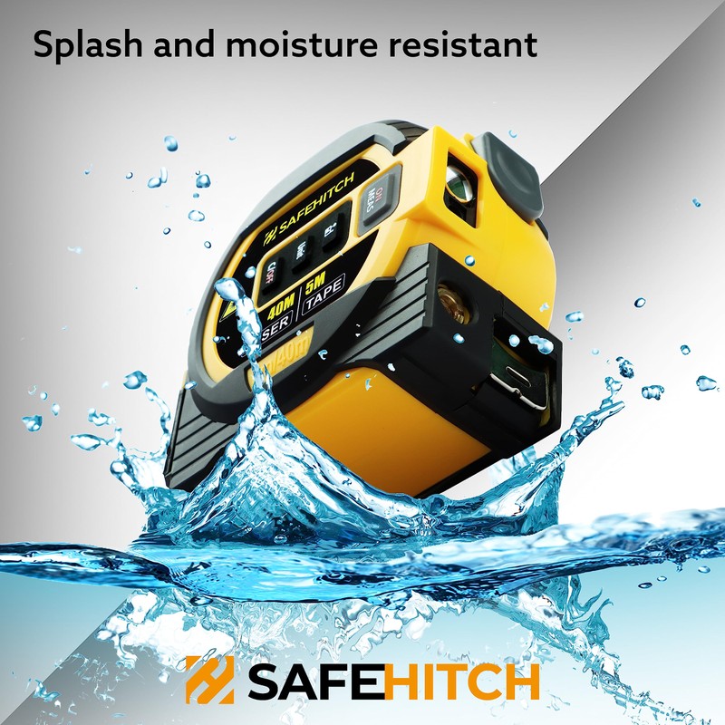 SAFEHITCH - 3 in One Tape Measure - Laser Measure