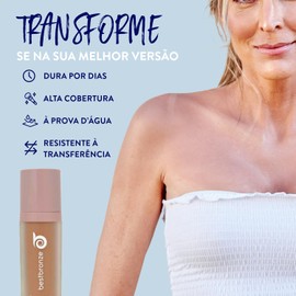 Best Bronze Bombshell Body & Leg Makeup - Waterproof Leg Makeup & Body Foundation - Body Makeup for Scars, Varicose Veins Cover Up & Leg Concealer (NC60 Rich Coffee)