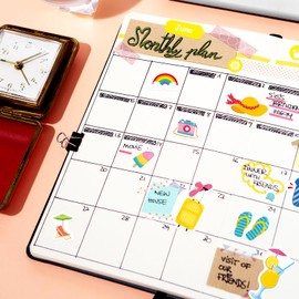 Generic Holiday Calendar Stickers 1200 Counts Calendar Planner Stickers Monthly FePlanner Stickers for Water Bottle Scrapbook Calendar Planner Stickers