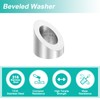 uxcell 10 Pcs 3/8" 37 Degree Angle Beveled Washer, T316