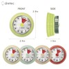 dretec Kitchen Timers, 60 Minute Mechanical Visual Timer Outlet Magnetic