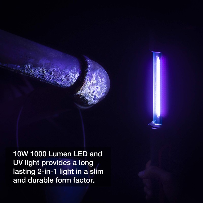 NEIKO 40337A Cordless 10-Watt 2-in-1 COB LED and UV Work