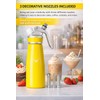 Whipped Cream Dispenser–Double Wall Insulated Aluminum Water Bottle with Stainless