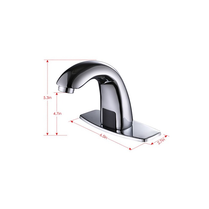 Charmingwater Touchless Bathroom Sink Faucet, Motion Automatic Sensor Faucet with