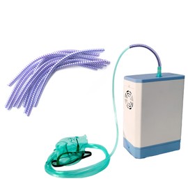 20 Pack Oxygen Portable Hose Support, Nasal Cannula Support Straightener for Oxygen Machines, Portable Oxygen Concentrator, Oxygen Tank Straightener Accessories(Red)