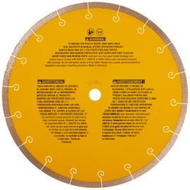 DEWALT Diamond Blade for Tile, Wet Cutting, 10-Inch x .060-Inch (DW4764)