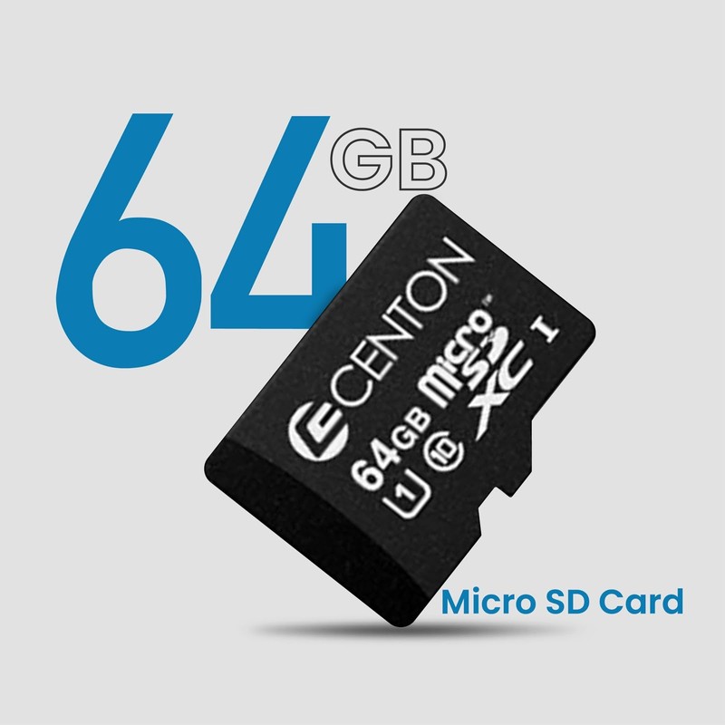 64GB Class 10 Micro SDXC Memory Card with Adapter by