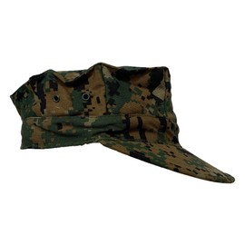 Woodland Digital 8-Point Utility Garrison Cover with Emblem - Small