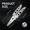 RYHHH Professional Crimping Pliers, 9 in 1 Multifunction Wire Stripper,