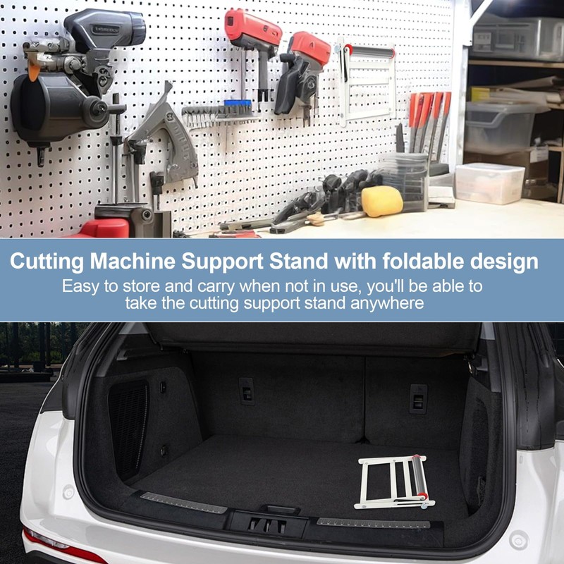 CAINCAY Adjustable Cutting Machine Support Frame Table Saw Stand with