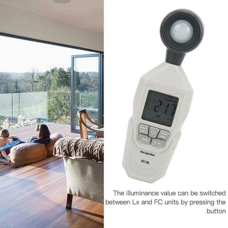 DT‑73L Illuminometer Mini Digital Light Illuminance Meter with 4 Digit