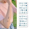 Easy-Apply Accent Tattoo Stickers (40 Designs) Assorted 3ea