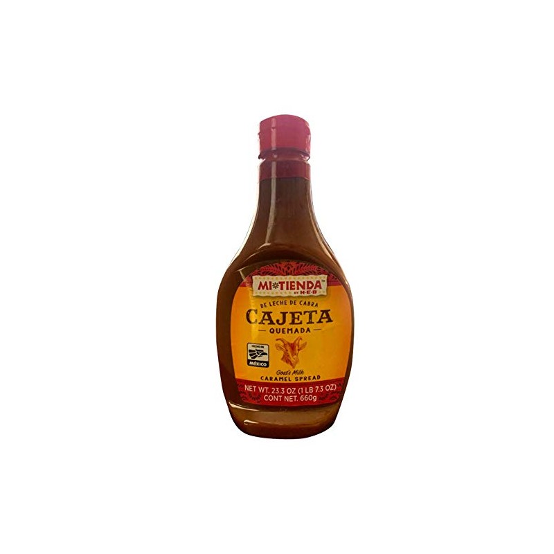 Mi Tienda Cajeta Quemada Sauce/Spread with Real Goat Milk, Squeezable