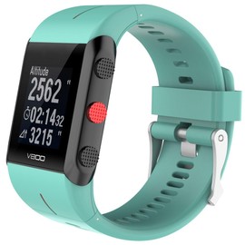 QGHXO Band for Polar V800, Soft Adjustable Silicone Replacement Wrist Watch Band for Polar V800 (No Tracker)
