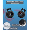 MUNAN 20Pcs Cord Lock,for Drawstring, Paracord Toggle Stopper Clasp Elastic
