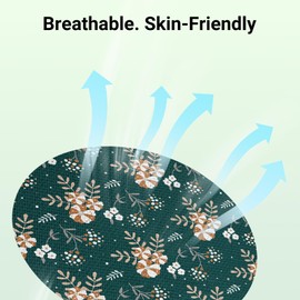 Kovoq Freestyle Libre 2 Sensor Adhesive Patches,Patterned Sensor Tape Protector,CGM Tape,16 pcs Colorful,Waterproof & Sweatproof,Sensor Covers for Kids Women Men,Sensor Tape,Dark Fragmented Flowers