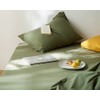 Michorinee Fitted Sheet 140 x 200 cm Green Olive Green