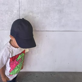 BabyLips Simple Plain Cotton Cap, For Kids, Boys, Girls, Midsummer Cap, Breathable, Sun Protection, Sunshade, Stylish, For 2 - 6 Years Old, Mesh Heatstroke Prevention, Outdoor Play, UV Protection