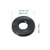 PATIKIL 20pcs M5 Rubber Flat Washers 5mm Inner Diameter 11mm