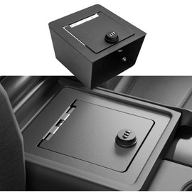 Maxzina Center Console Safe Lock Box Compatible with 2023-2025 Honda Pilot Armrest Security Organizer Center Console Safe Vault Lockbox with 3 Digit Combo Password for 2024 Pilot Accessories