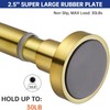 EBOATOP Gold Shower Curtain Rod - Never Rust No Drill