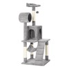 Yaheetech Cat Tree Tower Kitten Condo Scratching Post with Hammock