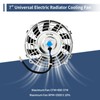 7 Inch Chrome Slim Push Pull Electric Radiator Cooling Fan