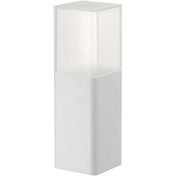 Yamazaki 5372 Cutlery Stand with Lid, White, Approx. W 3.1