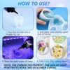 Adiwo UV Resin 100g, Crystal Clear Ultraviolet Resin, Fast Cure