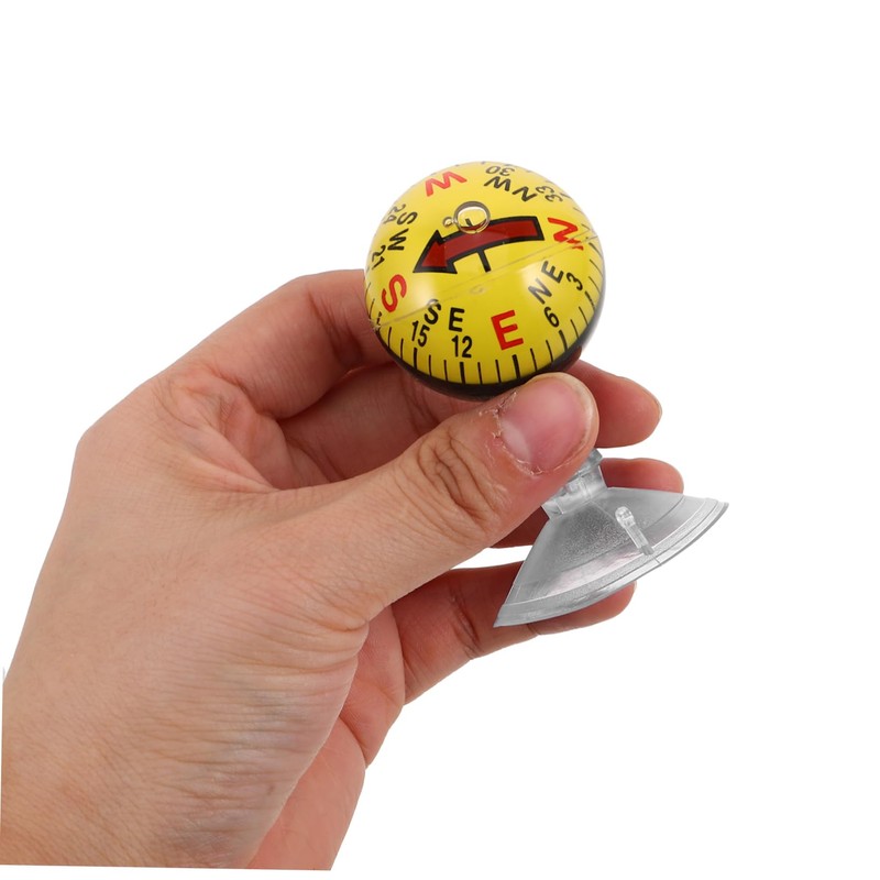 iplusmile Car Guide Ball Compass Truck Balls Yellow Abs