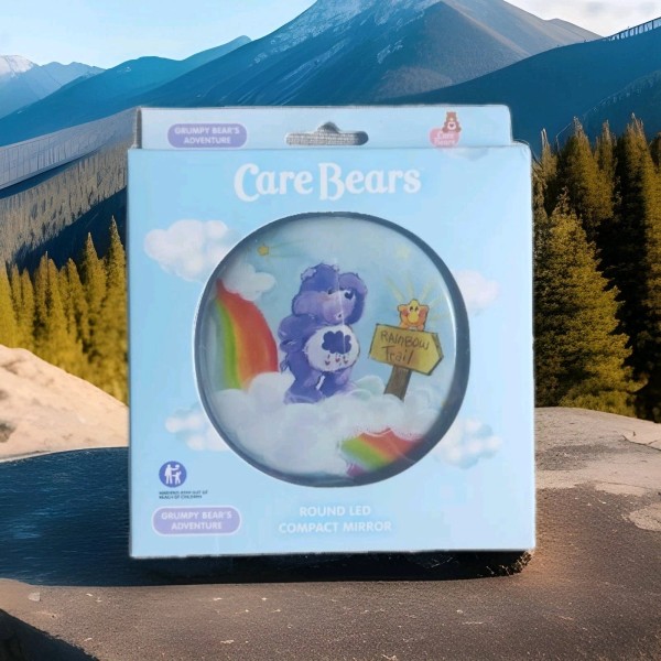Impressions Vanity NEW! Care Bear LED Compact Mirror Grumpy Bear