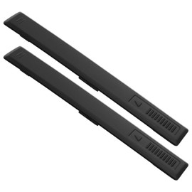 EMSea Pack of 2 Car Roof Sink Covers, Top Trim, Clip Cover, 78132-68L01, Roof Rack Bars, Hole Top, Compatible with Suzuki Swift 2010-2017, Black Plastic