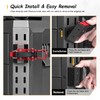 2 Pack Long Handle Tool Holder Compatible with ToughBuilt StackTech