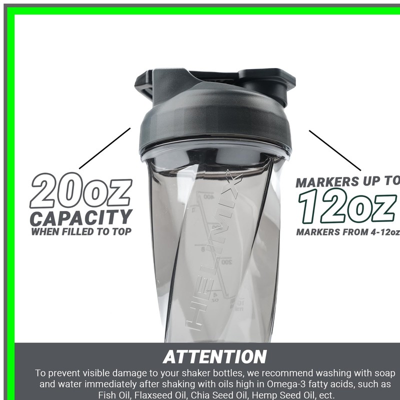 MODAIS Vortex BlendPro 20oz Shaker for Smoothies and Protein Drinks