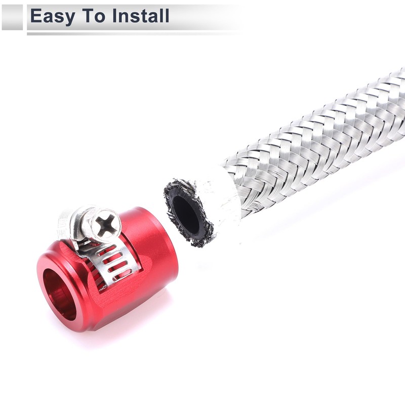X AUTOHAUX an-6 Fuel Line Kit 6.52ft Vacuum Hose Automotive