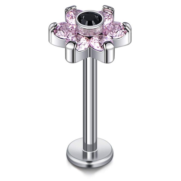 Cizme G23 Titanium Lip Bar Labret Stud 16G Helix Tragus