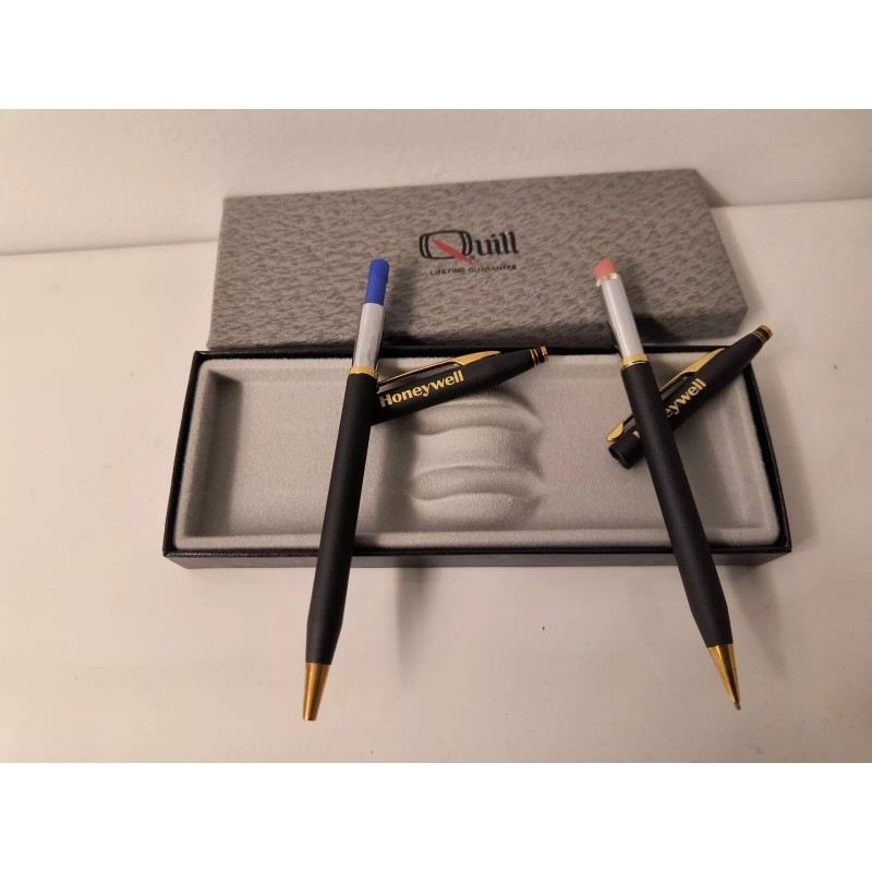 Quill Vintage HONEYWELL Quill Pen and Pencil Set - Never