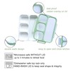 IHANA Bento Lunch Box Food Snack Container with 4 Leakproof