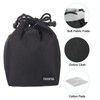 PATIKIL Soft Drawstring Lens Case, Lens Pouch Bag with Cotton