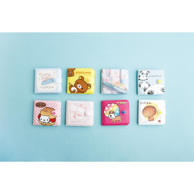 San-X Rilakkuma WL37801 Wallet, H 3.5 x W 7.9 x
