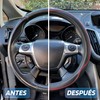 S SUMEX Universal Car Steering Wheel Cover Centauro Black Red