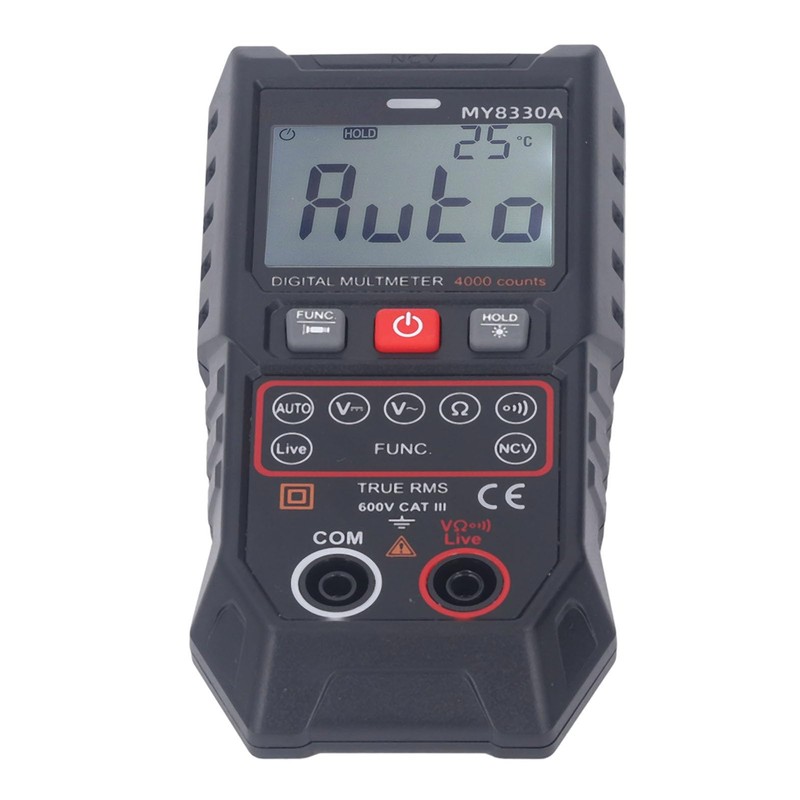 Smart Digital Multimeter with Non Contact Voltage Test, Automatic Recognition