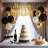 Pre-Strung Glitter Happy Birthday Banner Garlands Gold Happy Birthday Sign