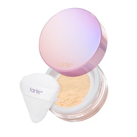 tarte creaseless loose setting powder - free setting puff:_honey (tan-deep to deep skin tones)