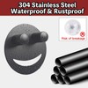 Stainless Steel Smiley Face Sponge Holder with Adhesive Hook -