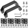QWORK 2 Sets 2020 Series Door Handle and Frame Hinges